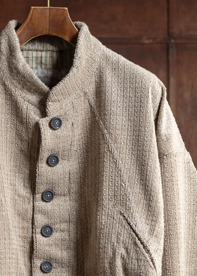 ZIGGY CHEN Bomber-Style Short Jacket Sand Beige 0M2430930
