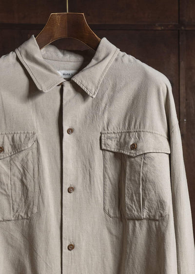 MARK.S MS0028 OPEN - L/S LIGHT GRAY