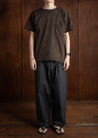 YOKO SAKAMOTO CLASSIC WIDE TROUSERS BLACK