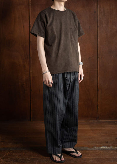 YOKO SAKAMOTO CLASSIC WIDE TROUSERS BLACK