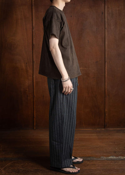 YOKO SAKAMOTO CLASSIC WIDE TROUSERS BLACK
