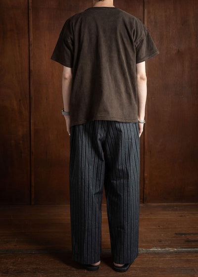 YOKO SAKAMOTO CLASSIC WIDE TROUSERS BLACK