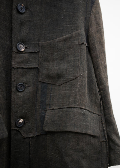 ZIGGY CHEN SINGLE BREASTED COAT