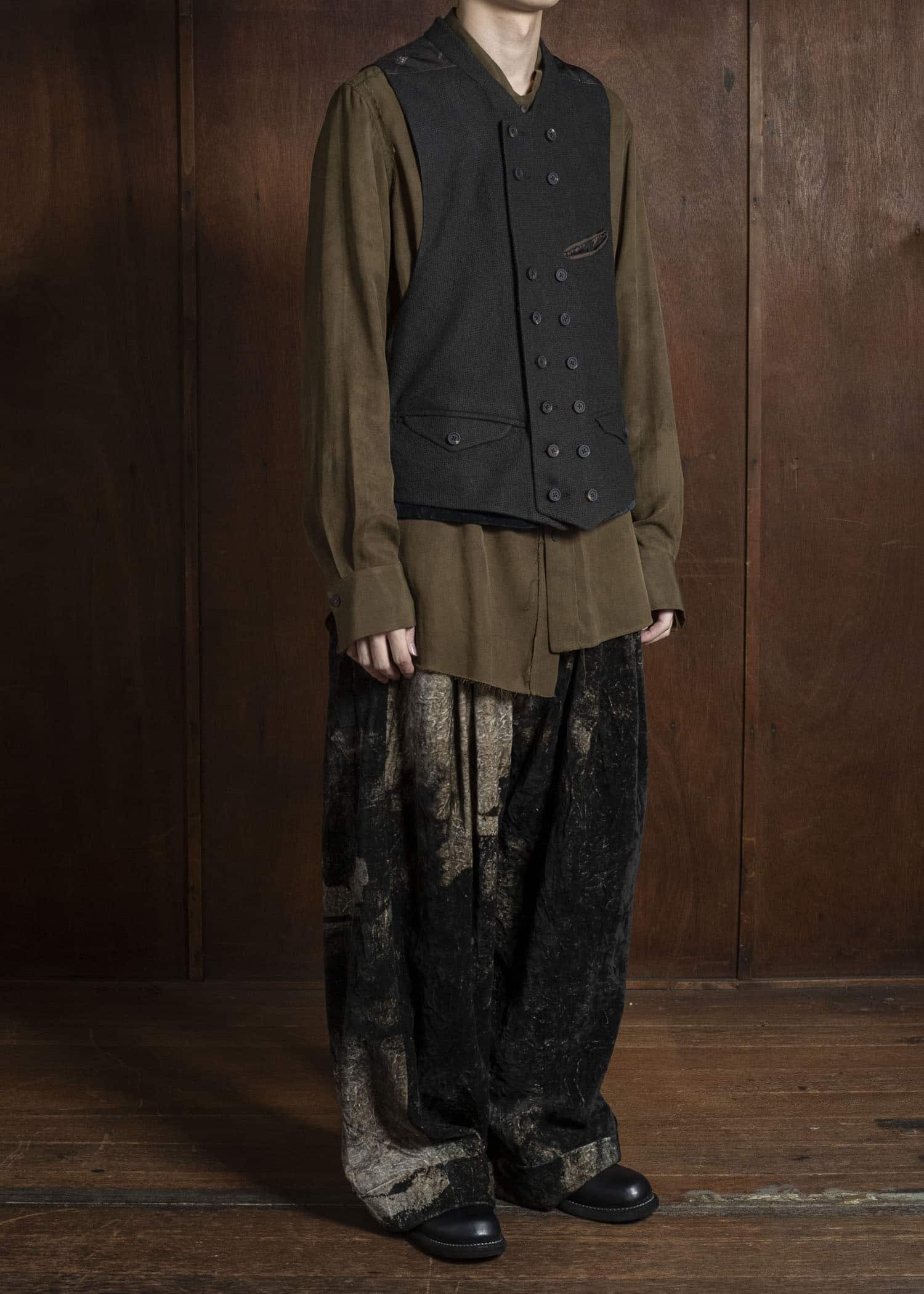 ZIGGY CHEN 0M2530107 DOUBLE-BREASTED VEST 55 – VISION OF FASHION