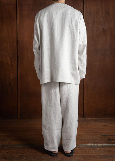 ZIIIN CARDIGAN JACKET WHITE
