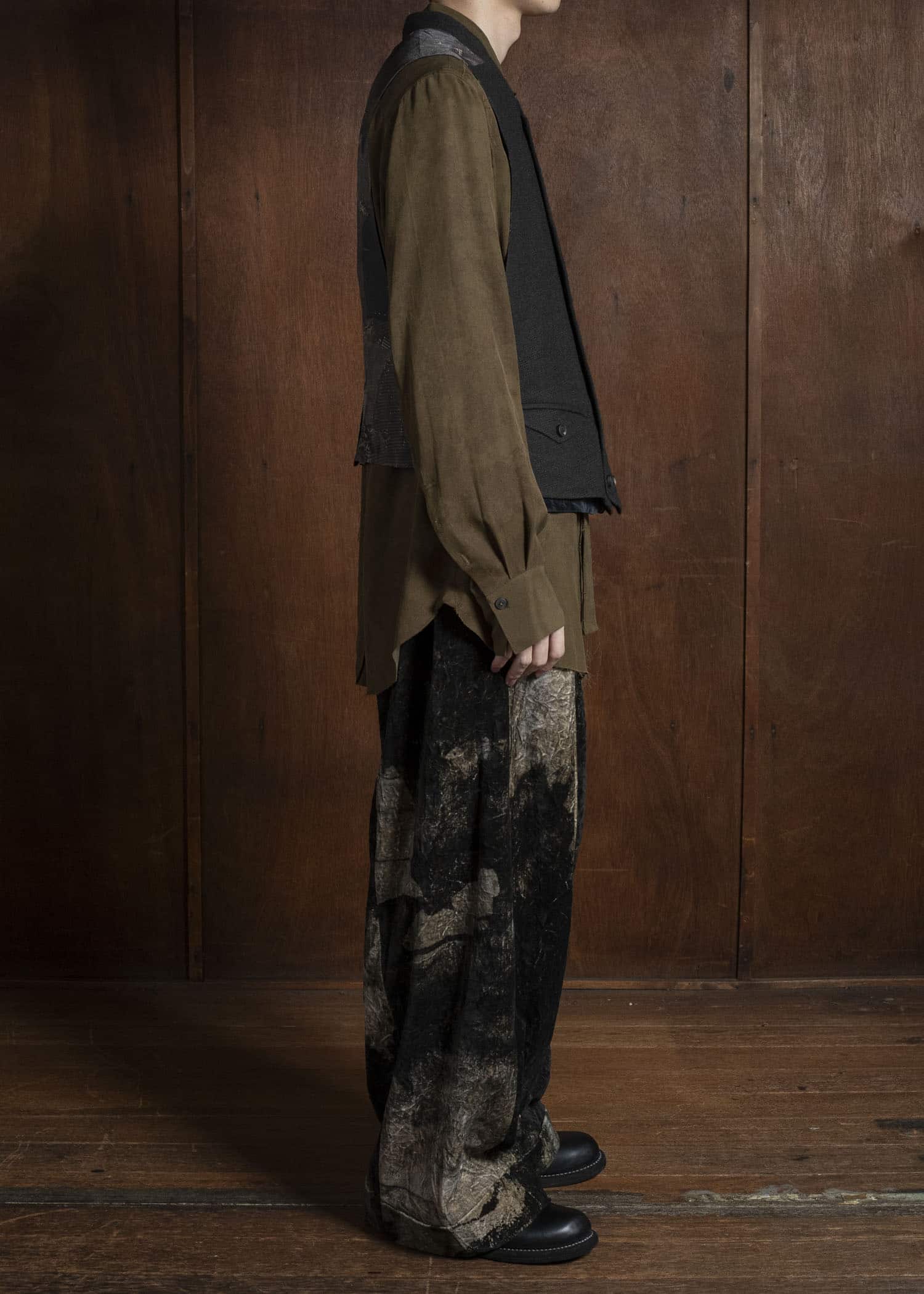 ZIGGY CHEN 0M2530107 DOUBLE-BREASTED VEST 55