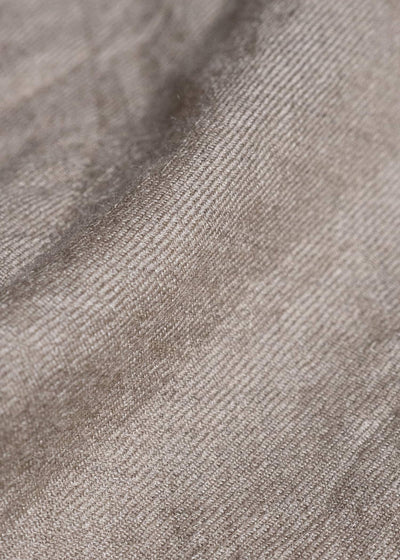 amachi. AY19S-1055-26AW Kashmir Wool Shirt Natural Brown