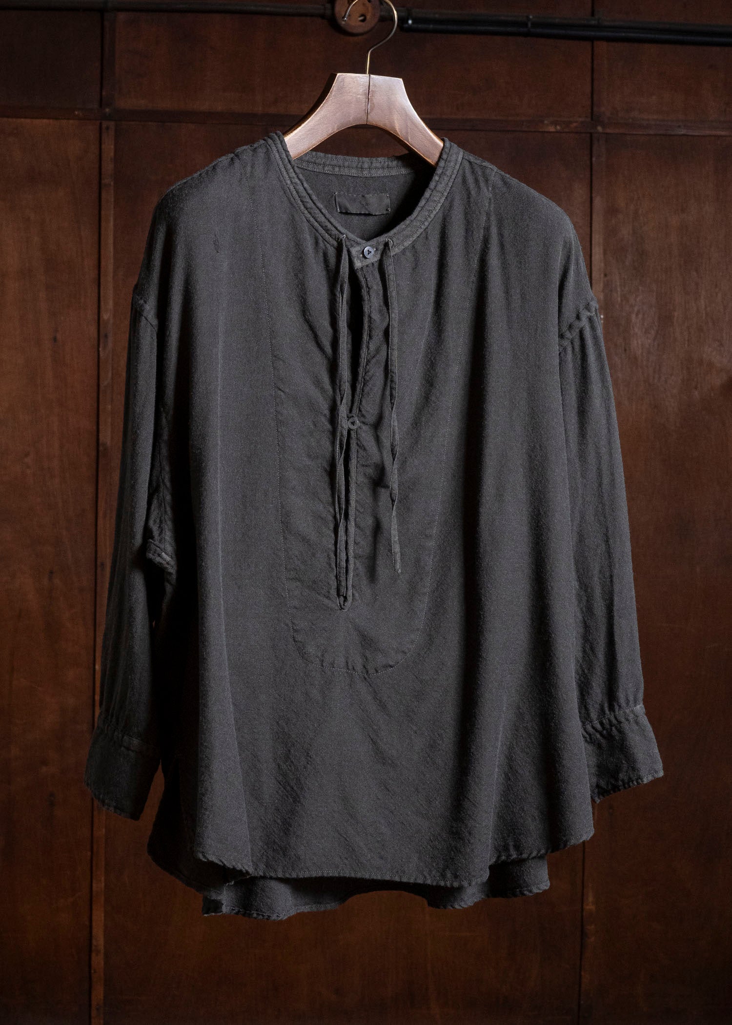 amachi. AY19S-1055-26AW Kashmir Wool Shirt Sumi