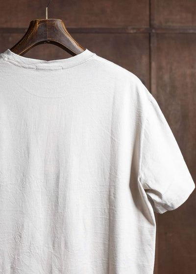 SUZUSAN Various Shibori ""Face""Cotton Jersey Short Sleeve T-Shirt 2073C-909-Black - Grge