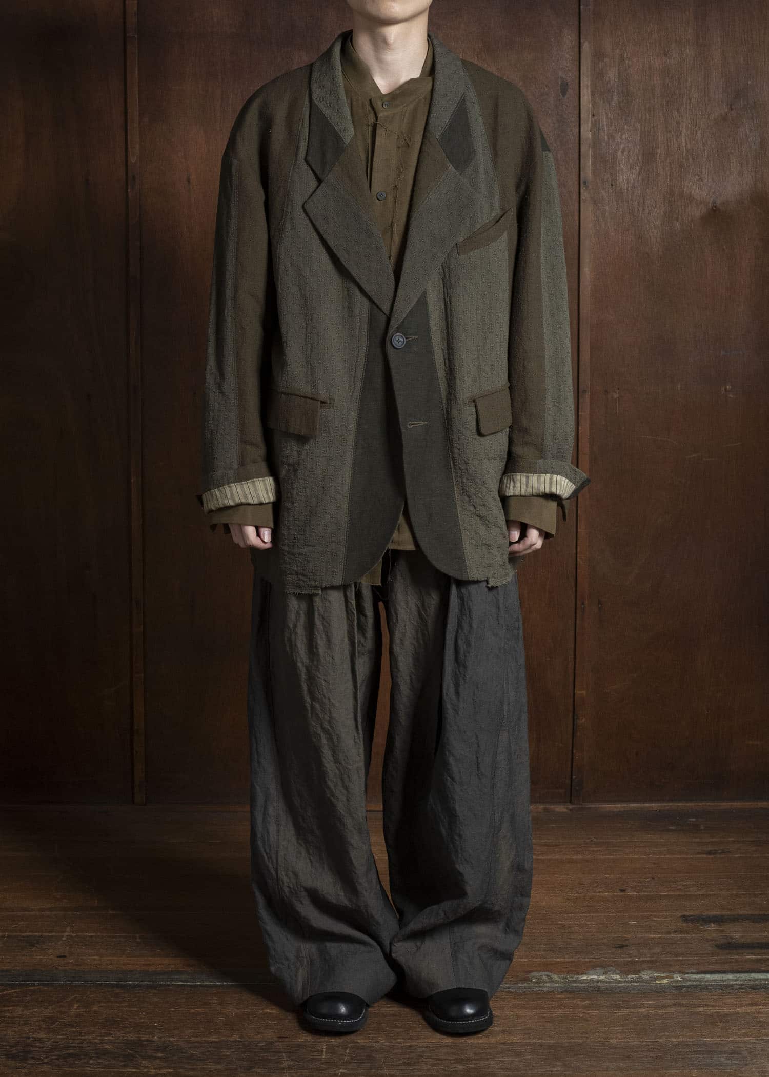 ZIGGY CHEN 0M2530945 HEAVY PATCHWORK BLAZER 83