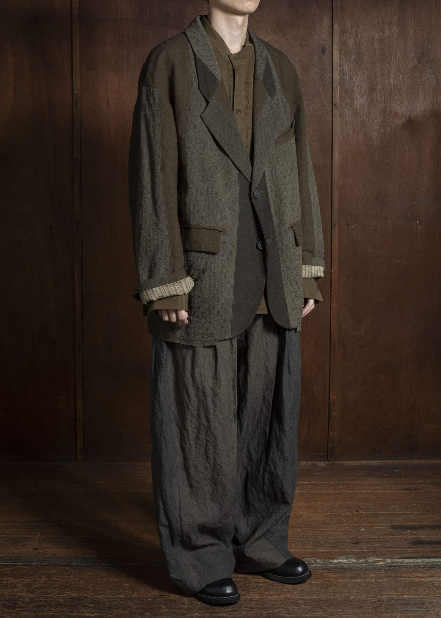 ZIGGY CHEN 0M2530945 HEAVY PATCHWORK BLAZER 83