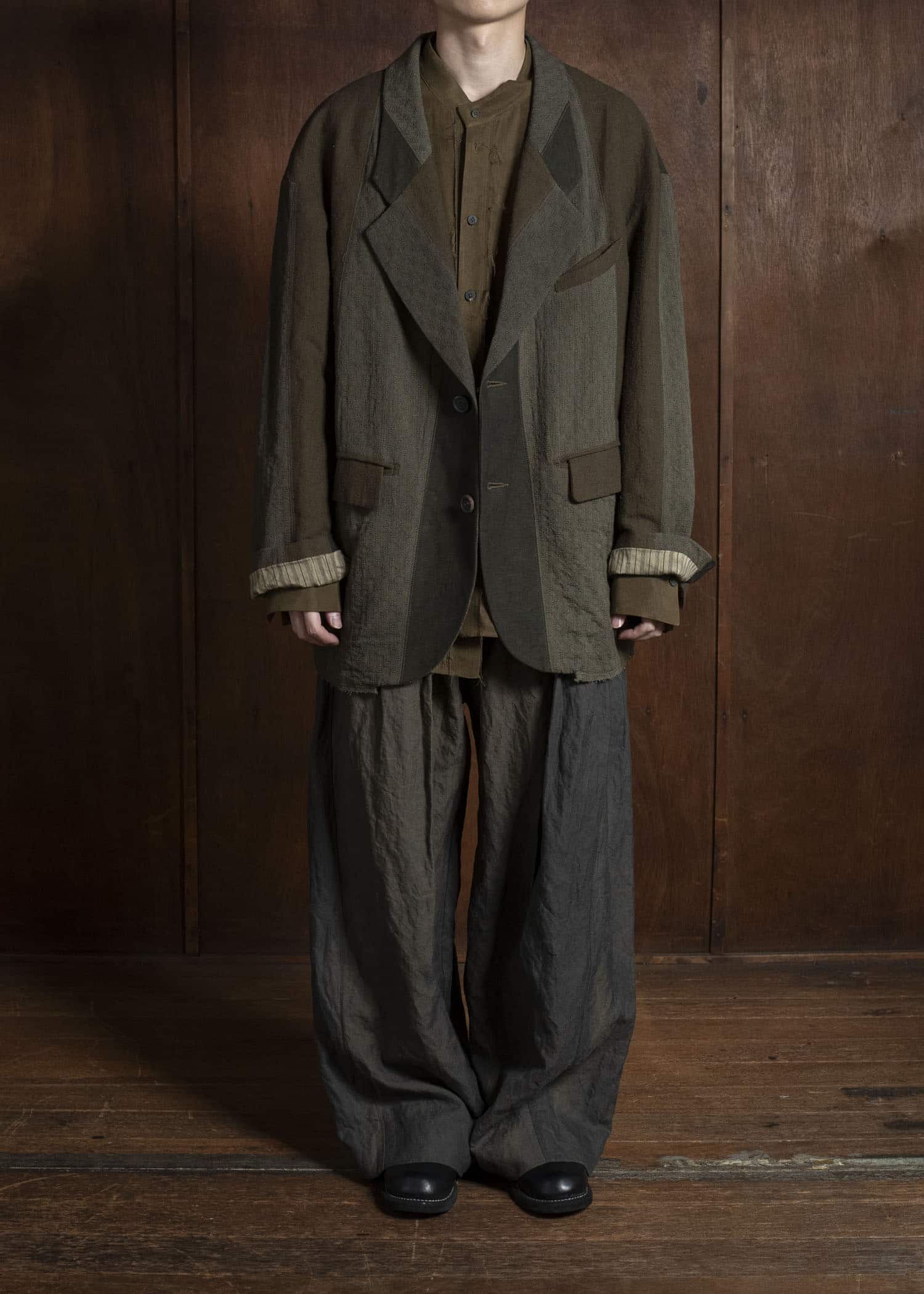 ZIGGY CHEN 0M2530945 HEAVY PATCHWORK BLAZER 83