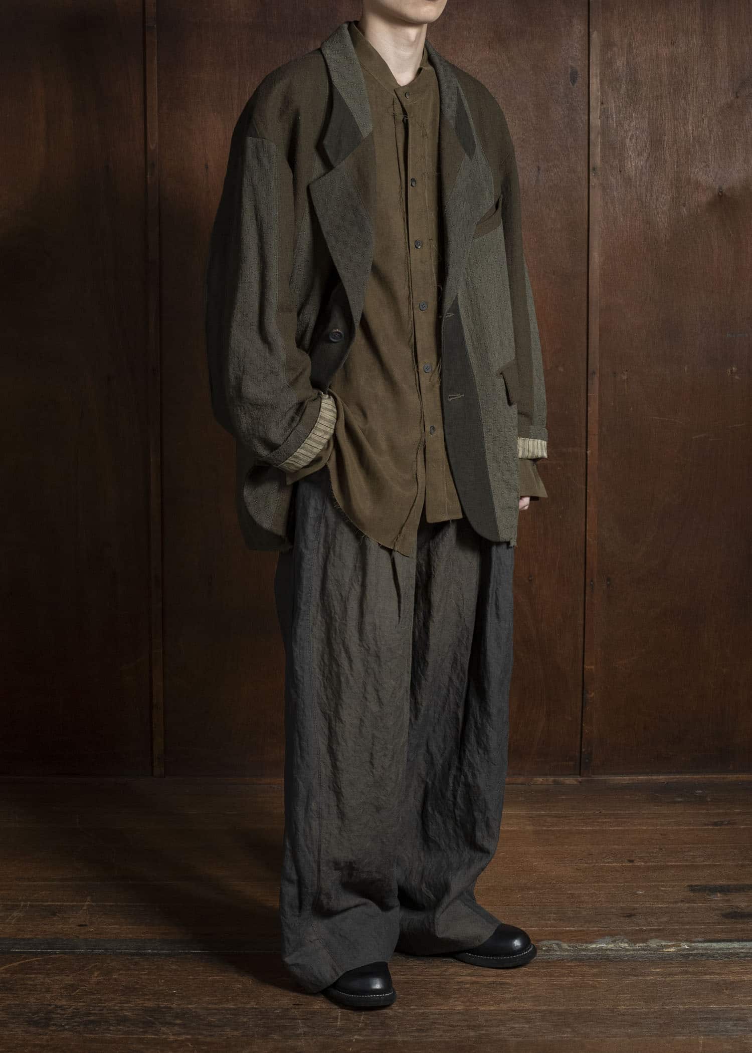 ZIGGY CHEN 0M2530945 HEAVY PATCHWORK BLAZER 83