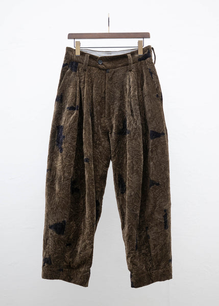 ZIGGY CHEN 'CLOUD CROWD'' DROPPED CROTCH TROUSERS