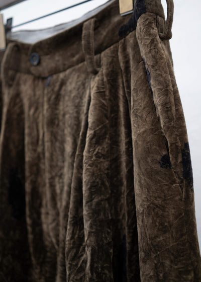 ZIGGY CHEN 'CLOUD CROWD'' DROPPED CROTCH TROUSERS