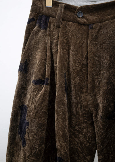 ZIGGY CHEN 'CLOUD CROWD'' DROPPED CROTCH TROUSERS