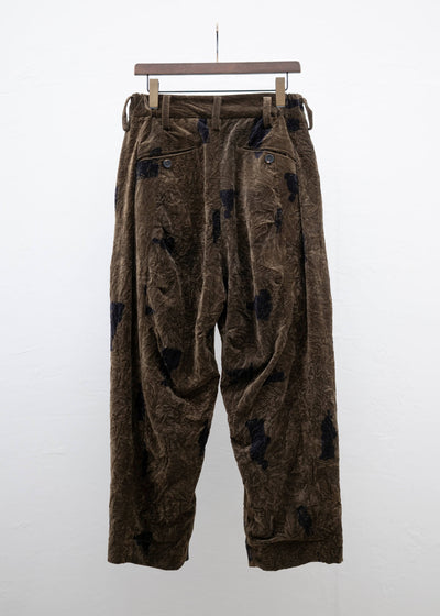 ZIGGY CHEN 'CLOUD CROWD'' DROPPED CROTCH TROUSERS