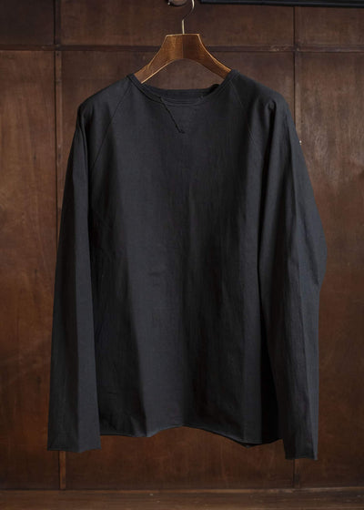 MARK.S MS0056 MS LONG SLEEVE TEE INDIGO MUD-DYE