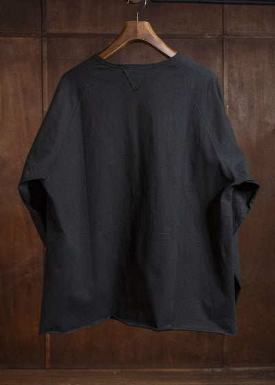 MARK.S MS0056 MS LONG SLEEVE TEE INDIGO MUD-DYE