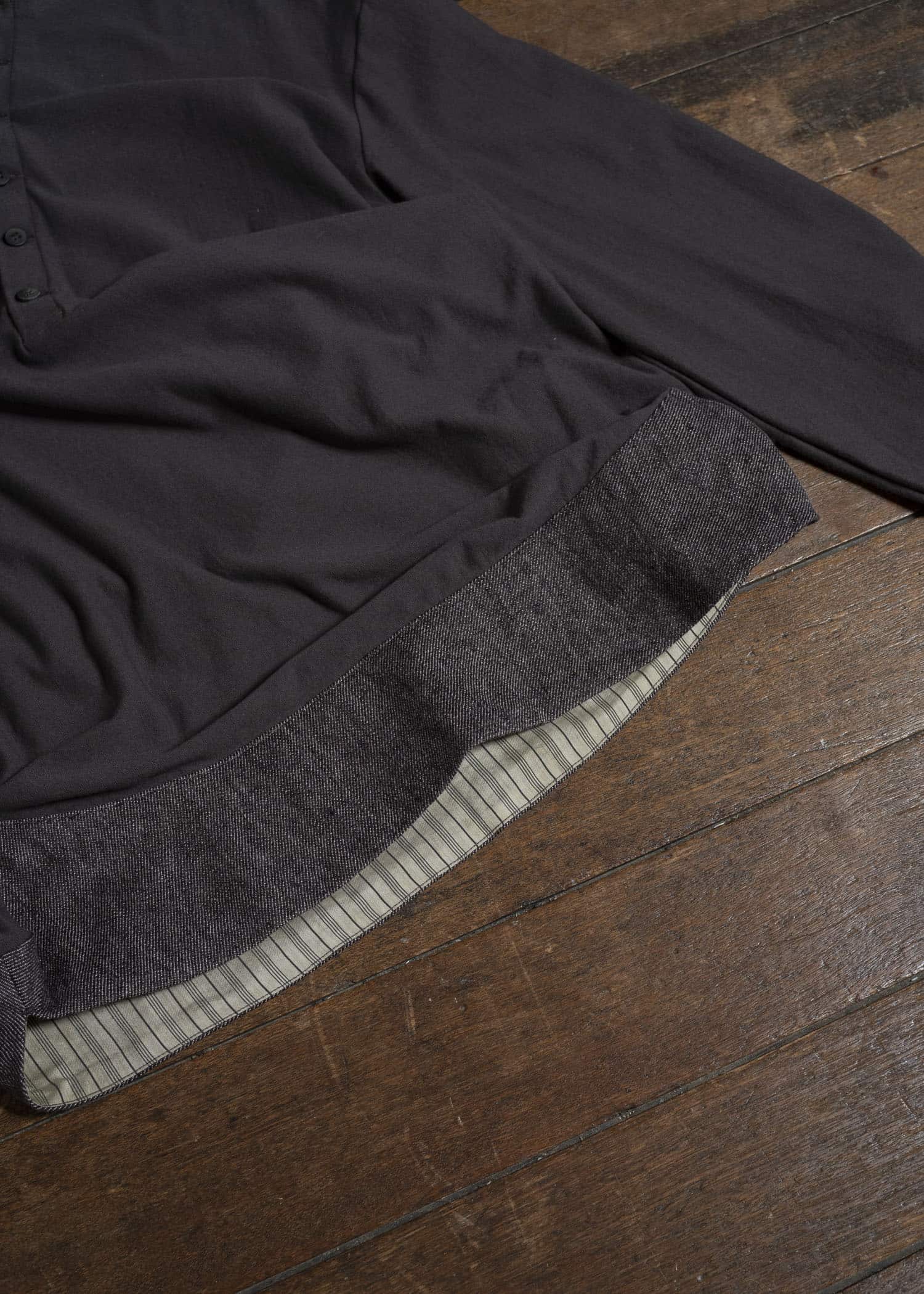 ZIGGY CHEN 0M2530214 HENLEY-NECK LONG SLEEVE T-SHIRT 62