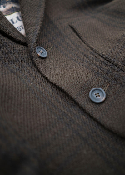 ZIGGY CHEN SINGLE BREASTED BLAZER WITH SCHOLAR PRINT