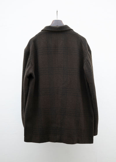 ZIGGY CHEN SINGLE BREASTED BLAZER WITH SCHOLAR PRINT
