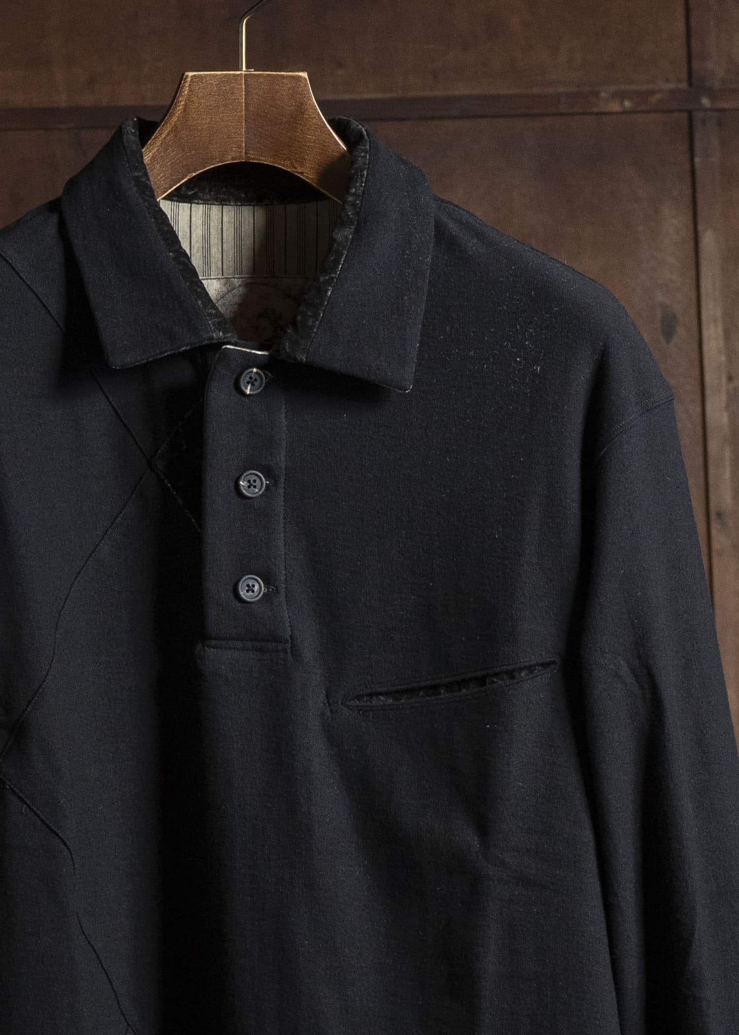 ZIGGY CHEN 0M2530204 PATCHWORK RUGBY SHIRT 4