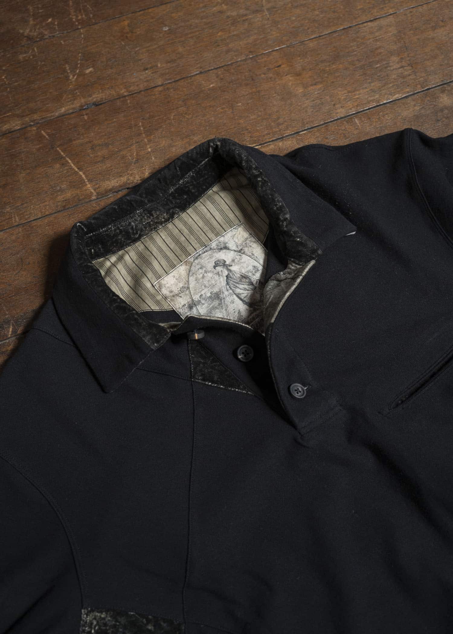 ZIGGY CHEN 0M2530204 PATCHWORK RUGBY SHIRT 4