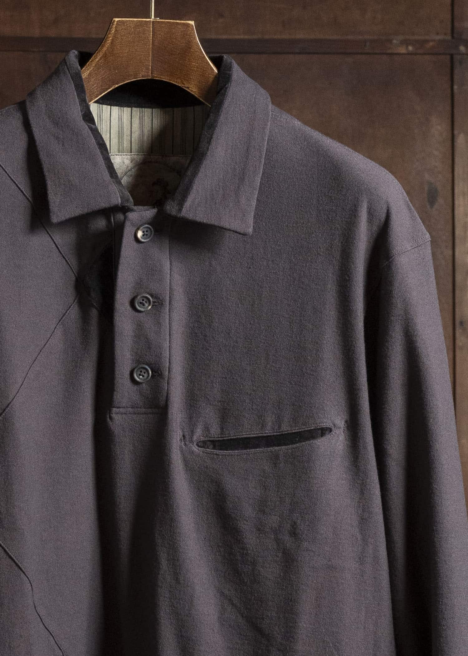 ZIGGY CHEN 0M2530217 PATCHWORK RUGBY SHIRT 62