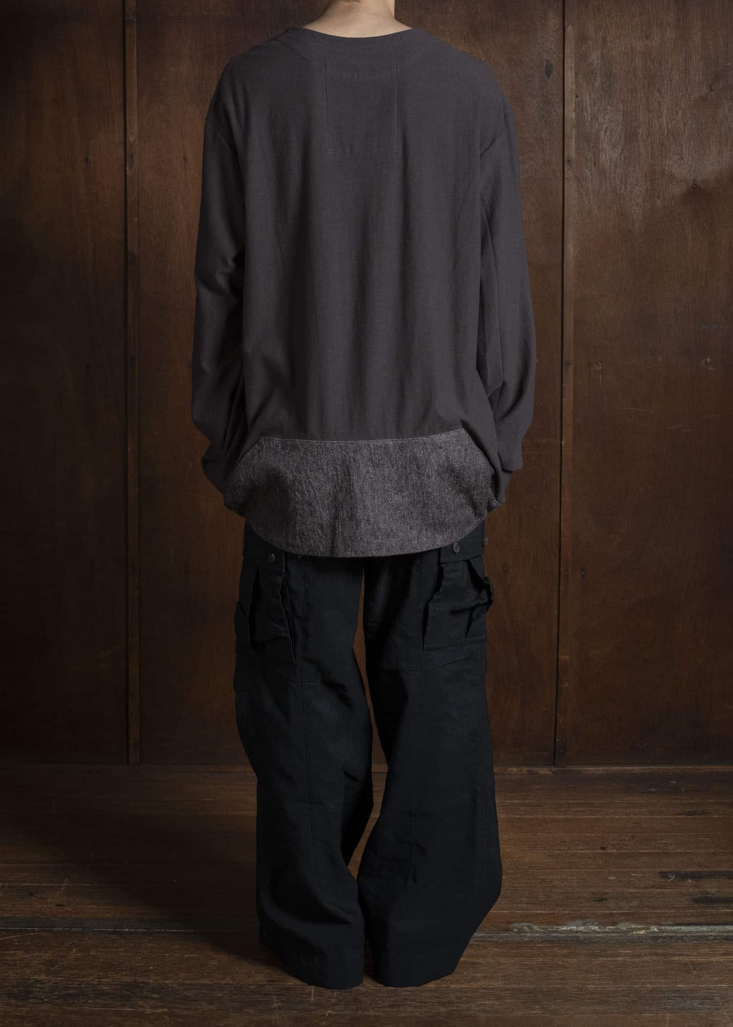 ZIGGY CHEN 0M2530214 HENLEY-NECK LONG SLEEVE T-SHIRT 62