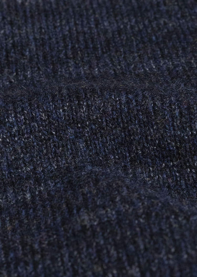 amachi. AY19K-4090 Gradation TOR High Neck Cardigan Navy Black