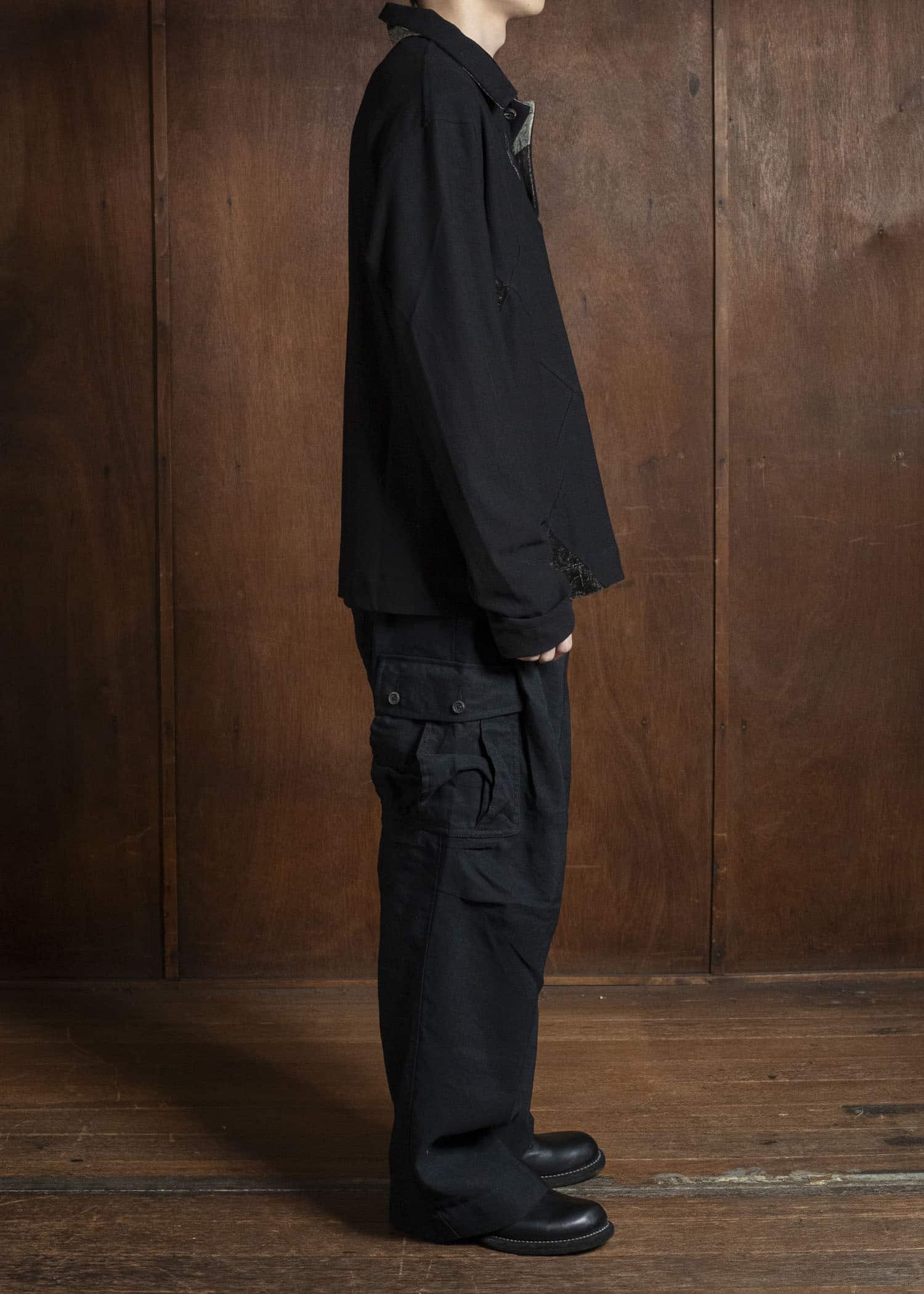 ZIGGY CHEN 0M2530204 PATCHWORK RUGBY SHIRT 4