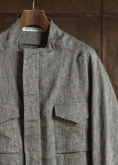 OPPOSE DUALITY OD1007JKT-26SS M-65 Short Linen Brown