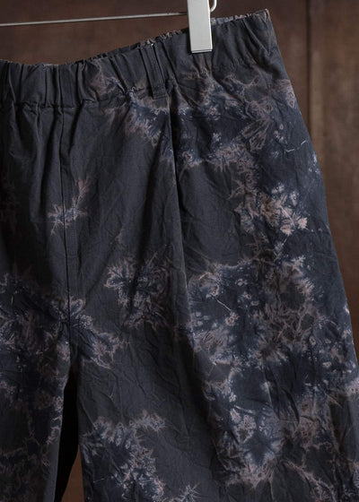 SUZUSAN Cotton Broad Wide Drawstring Shorts 5044C-010-Black - Black