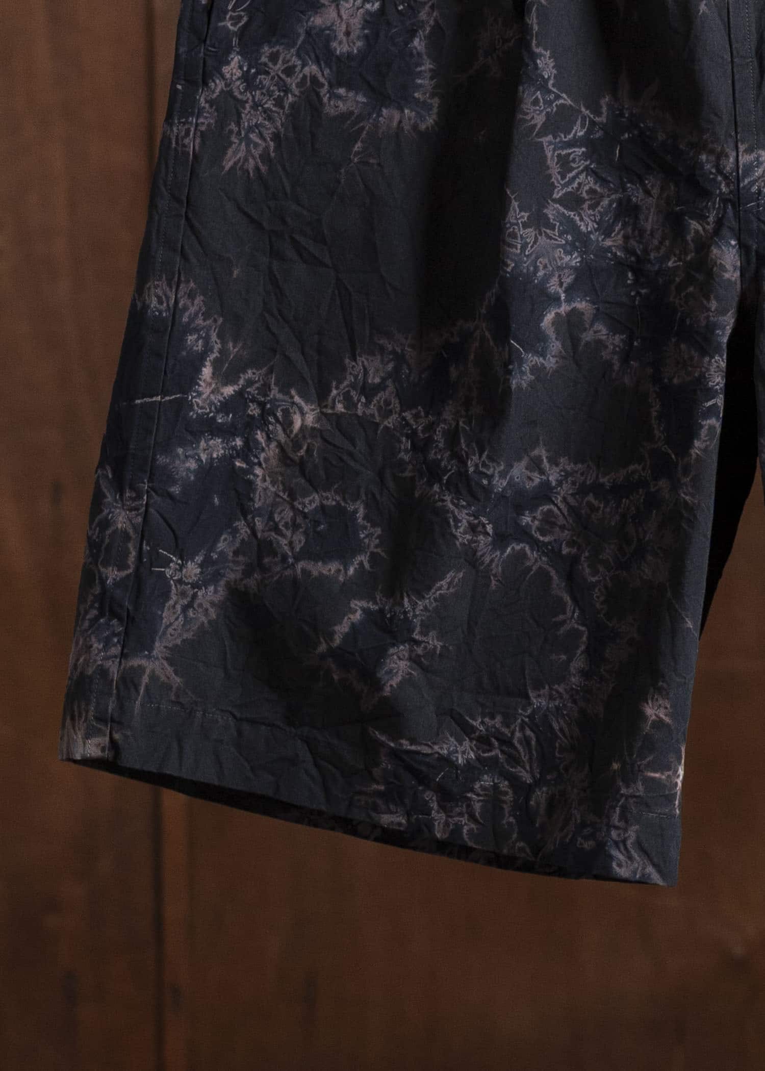 SUZUSAN Cotton Broad Wide Drawstring Shorts 5044C-010-Black - Black