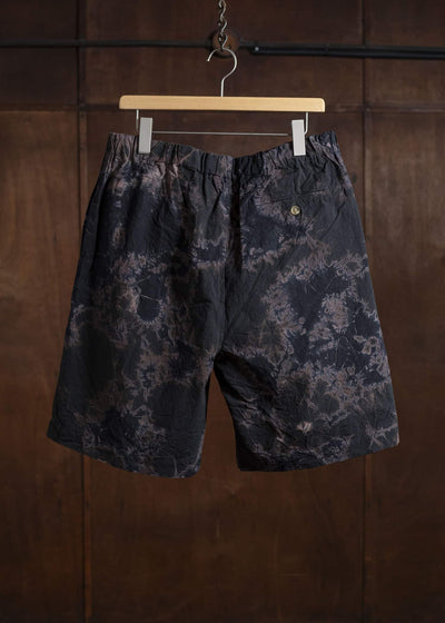 SUZUSAN Cotton Broad Wide Drawstring Shorts 5044C-010-Black - Black