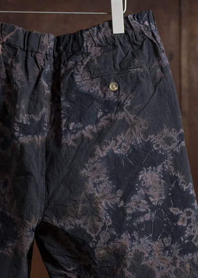 SUZUSAN Cotton Broad Wide Drawstring Shorts 5044C-010-Black - Black