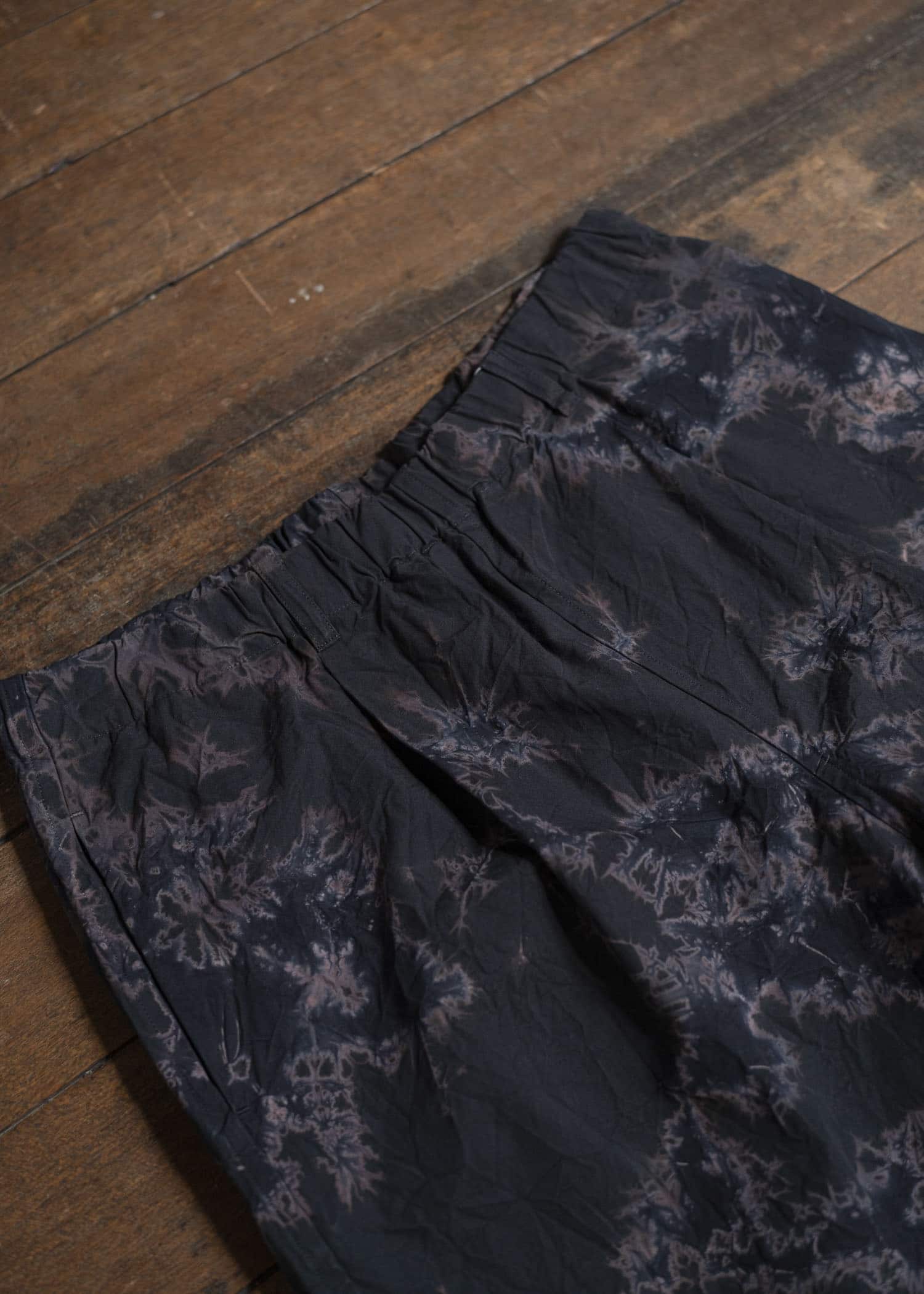 SUZUSAN Cotton Broad Wide Drawstring Shorts 5044C-010-Black - Black