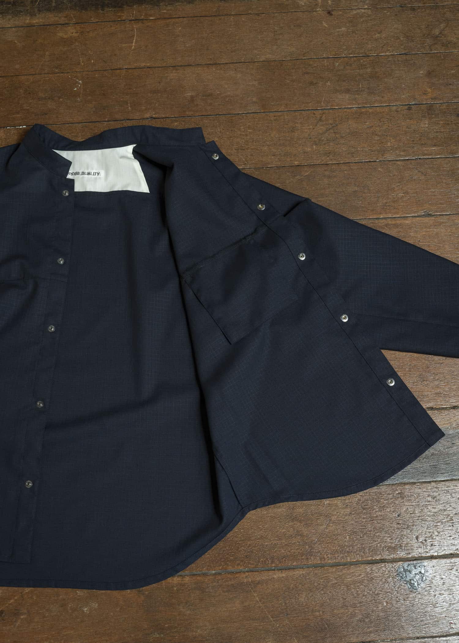 OPPOSE DUALITY OD2004SHT-26SS Mackinaw Shirts Wool Black