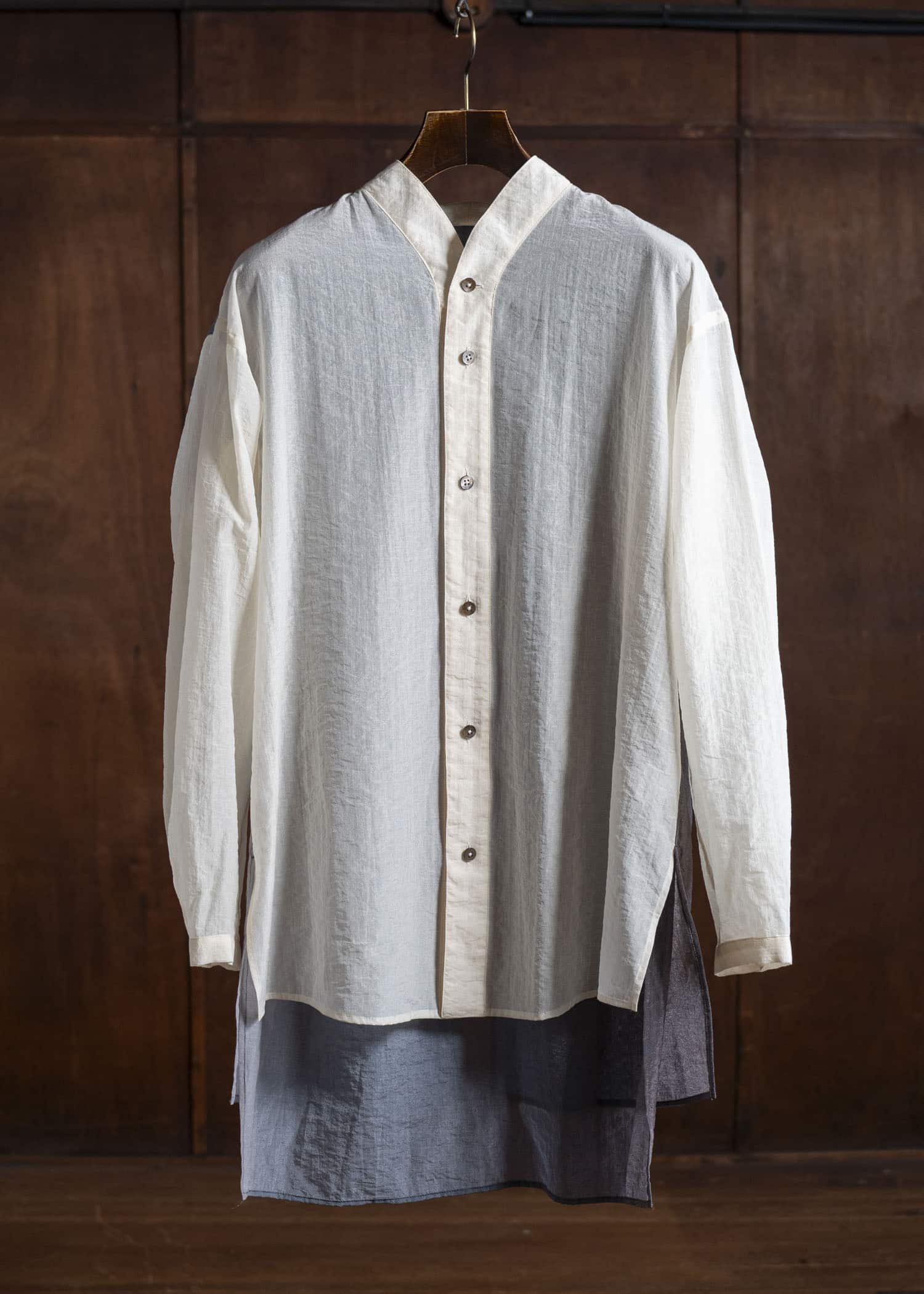 amachi. Membrane Dress Shirt [ × YURIKO TAKAGI ] CONTEXT Special order AY16-8 Mt. gradation