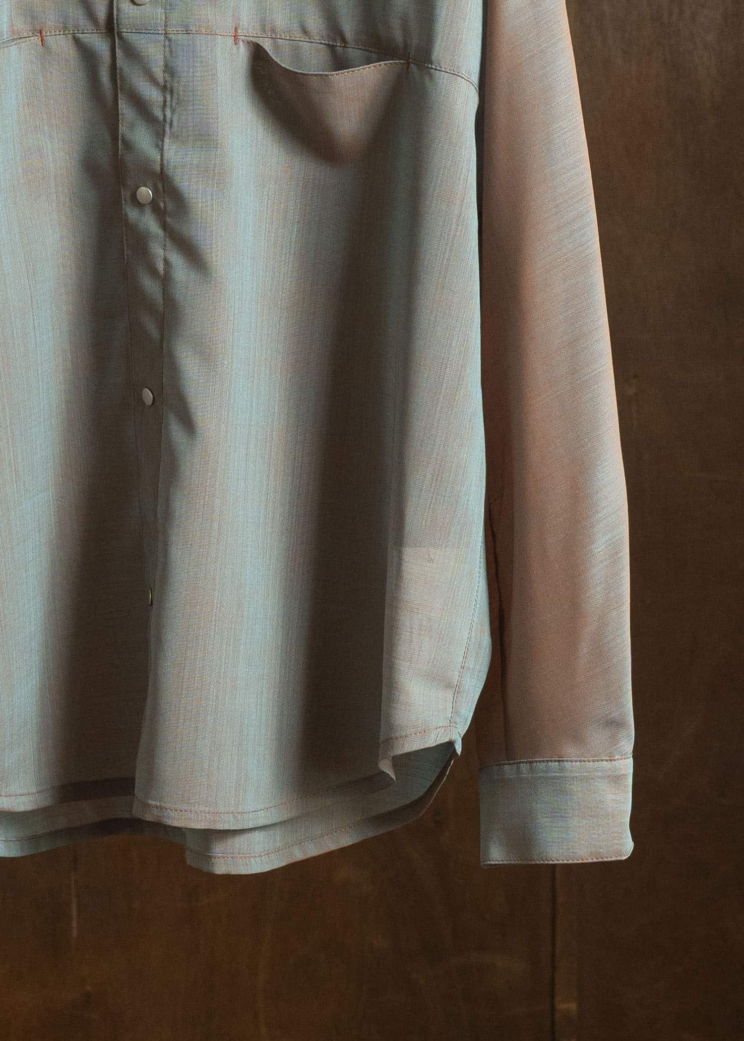 OPPOSE DUALITY OD2003SHT-26SS Chambrey Mackinaw Shirts Orange Gray