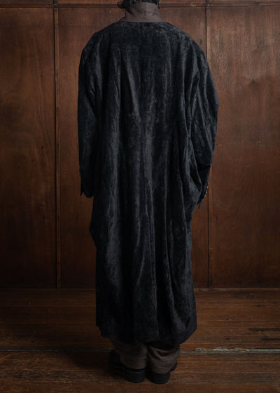 ZIGGY CHEN Velvet Lumped Coat Black 0M2431118