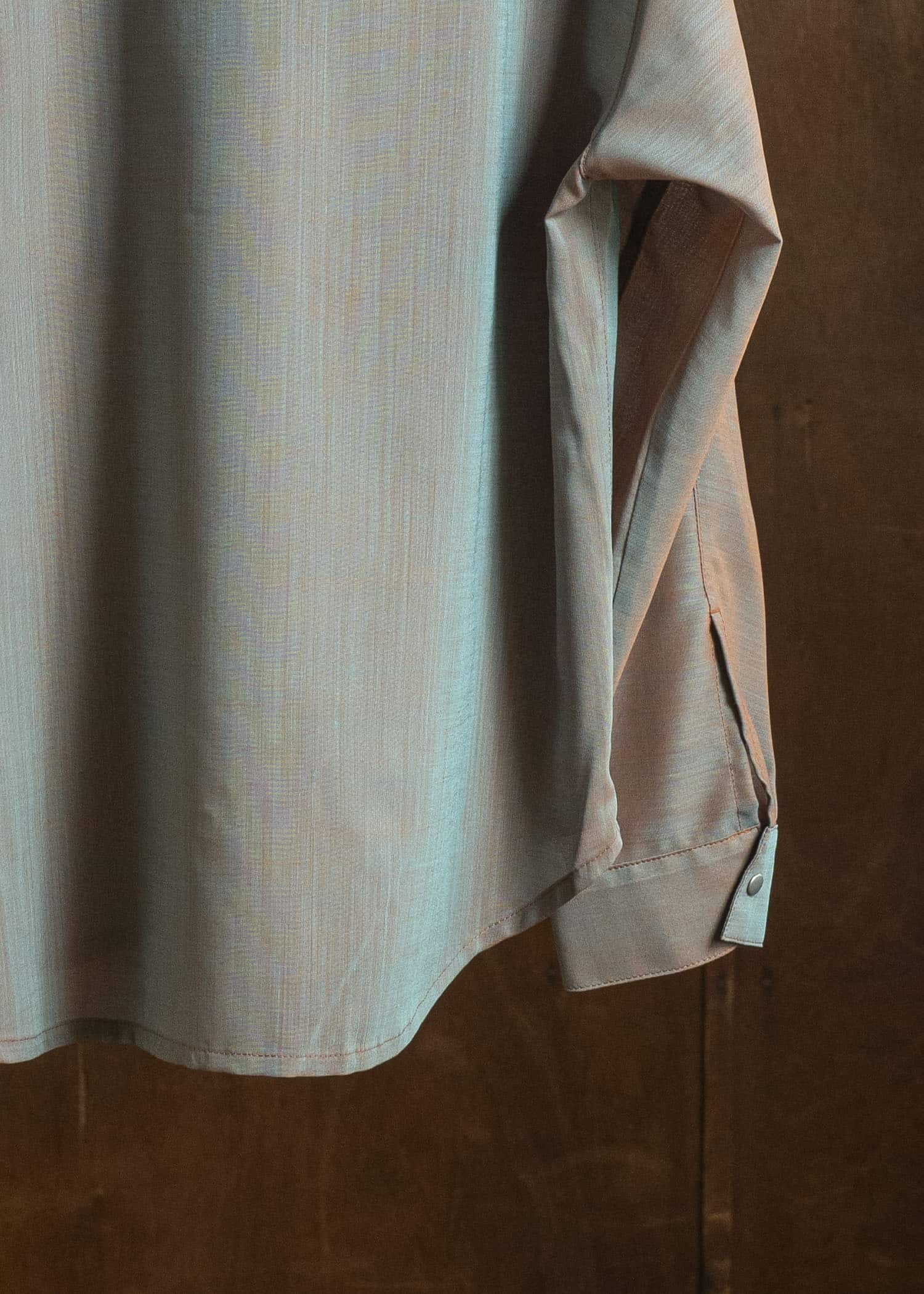 OPPOSE DUALITY OD2003SHT-26SS Chambrey Mackinaw Shirts Orange Gray