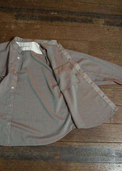 OPPOSE DUALITY OD2003SHT-26SS Chambrey Mackinaw Shirts Orange Gray