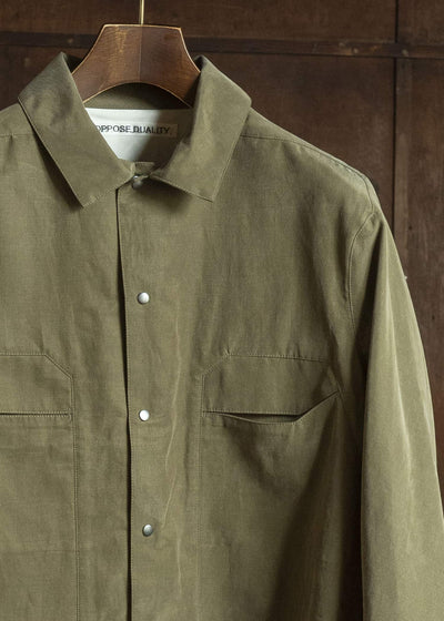 OPPOSE DUALITY OD2001SHT-26SS CXC Panel Shirts Dark Green