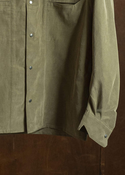 OPPOSE DUALITY OD2001SHT-26SS CXC Panel Shirts Dark Green