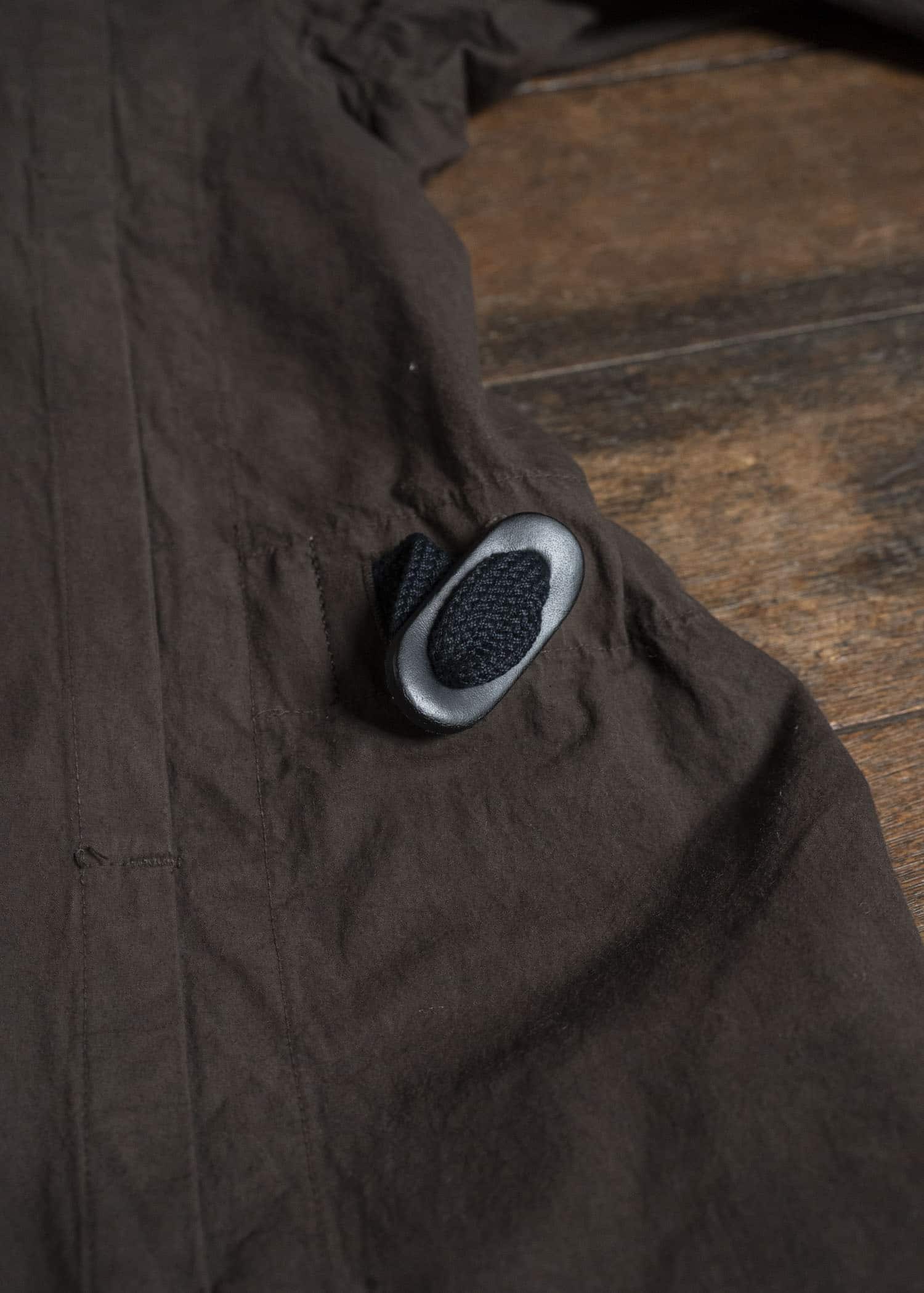 JAN-JAN VAN ESSCHE SHIRT#110 SHIRT JACKET WITH STANDING COLLAR & SIDE POCKETS Co Wo Dense Shirting | Doro Zome