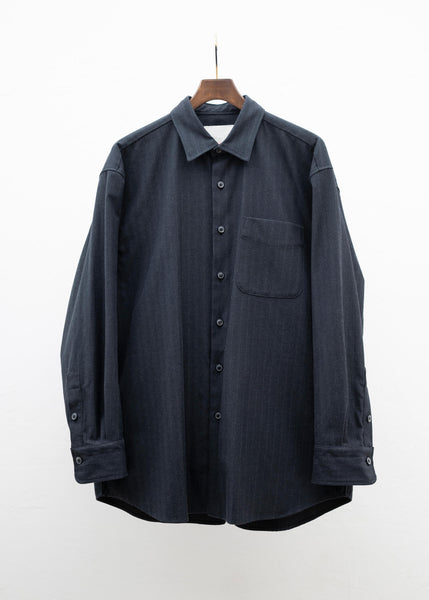 YOKO SAKAMOTO CLASSIC SHIRT / CHARCOAL GRAY