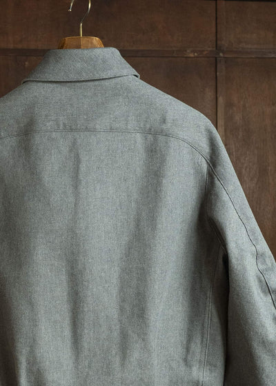 OPPOSE DUALITY OD1001JKT-26SS 6 Pocket Panel Denim Jacket Gray