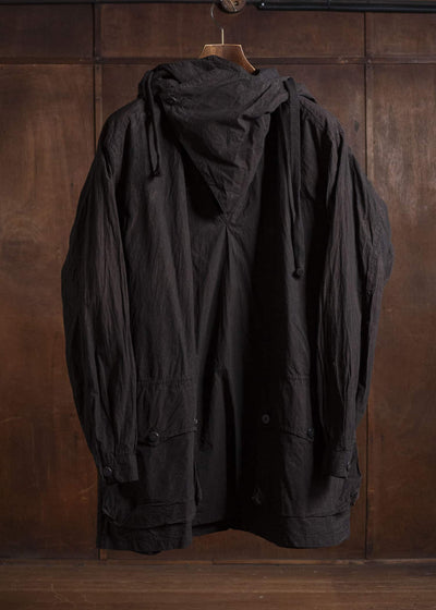 amachi. Fabric Forming Anorak AY17S-1074 ND - Dark Mud Brown